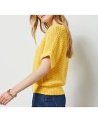 Maglione Crew giallo sole