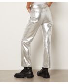 Pantaloni Palmma argentati