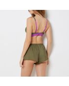 Nilgrüne Chroma-Shorts