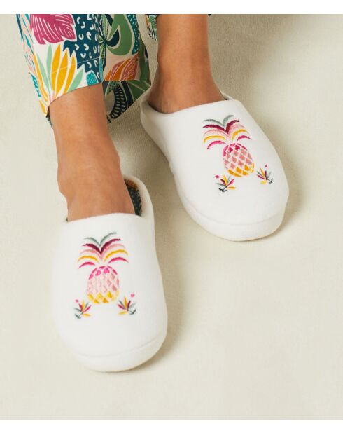 Balmier ecru muiltjes