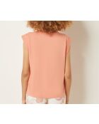 Pfirsichfarbenes T-Shirt Uriah