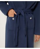 Marineblauwe jas Paulianne