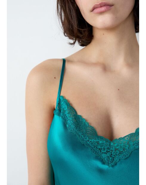 Milky Celadon-Nachthemd