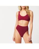 Soutien-gorge sans armature brassiere et sans coque Onesize by etam bordeaux grenat