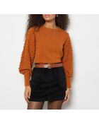 Chaitaly Mustard okerkleurige trui