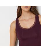 Debardeur Warm Me Up Lace bordeaux grenat