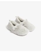 Lichtgrijze muiltjes van Clelia