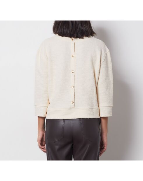 Aaron ecrufarbenes T-Shirt