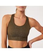 Olijf kaki Podium tanktop