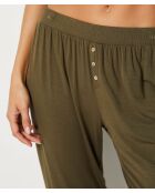Mody Spe khaki olijfkleurige broek