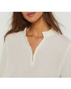 Beigefarbene Bluse Manilo