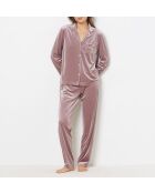 Pantalon Bellah mauve