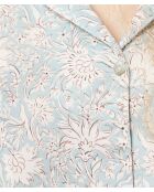 Iris blaues Lagunenhemd