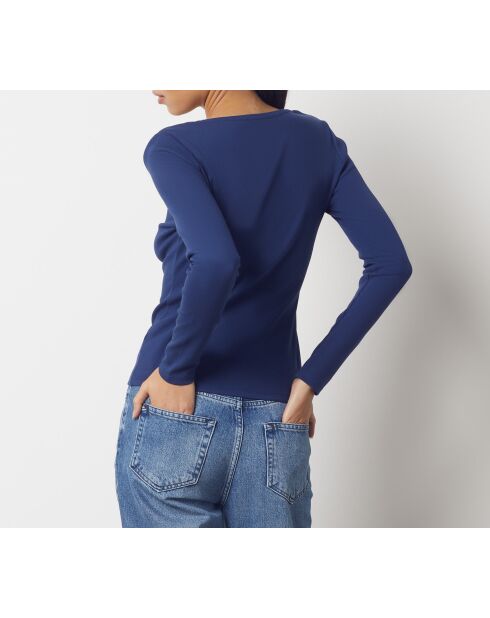 Middernachtblauwe trui Cassia