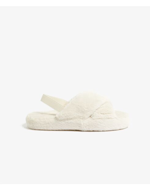 Ecrufarbene Flip-Flops von Cardi