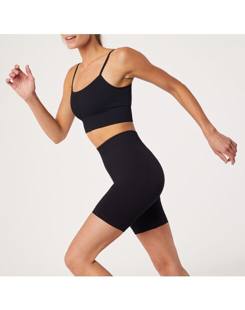 Zwarte fietsbroek Active