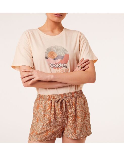 Shorts Salie aus Kupfer