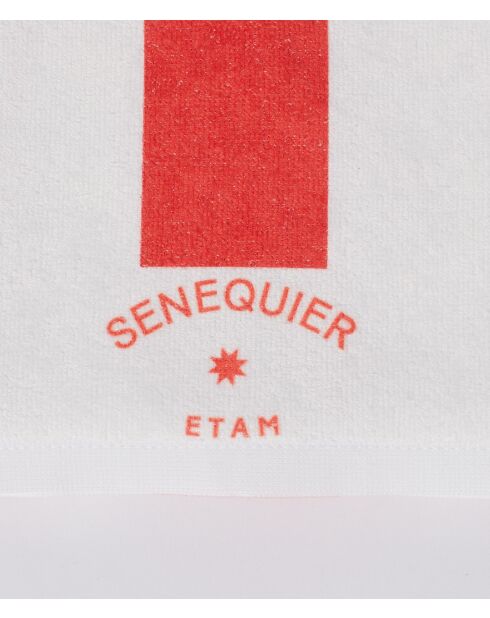 Rood Senequier servet met capsule