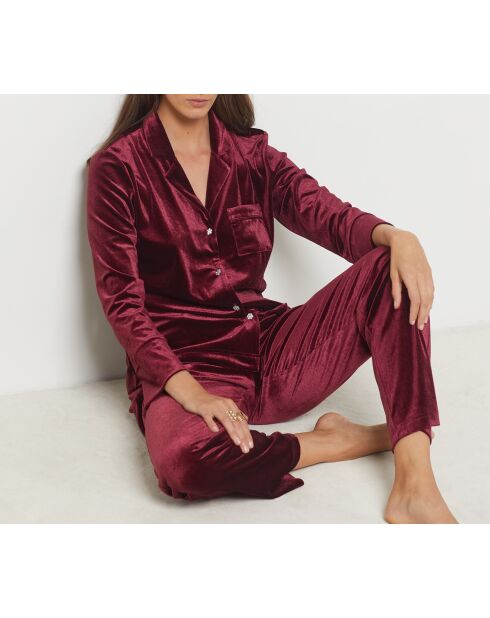 Camicia granata bordeaux Bellah