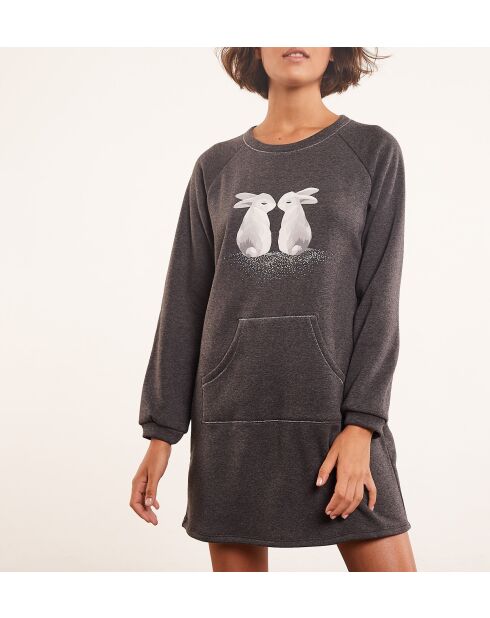 Camisón Big T Syna antracita