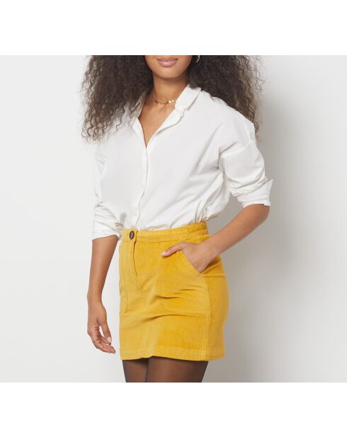 Jupe Noury Moutarde ocre