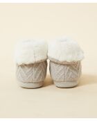 Lichtgrijze laarzen van Noele