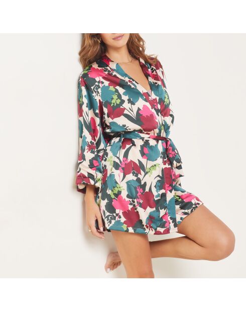 Déshabillé Leafie écru