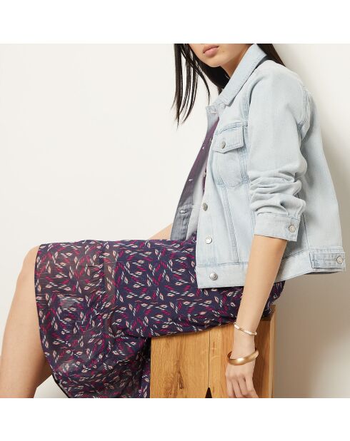 Chaqueta azul celeste