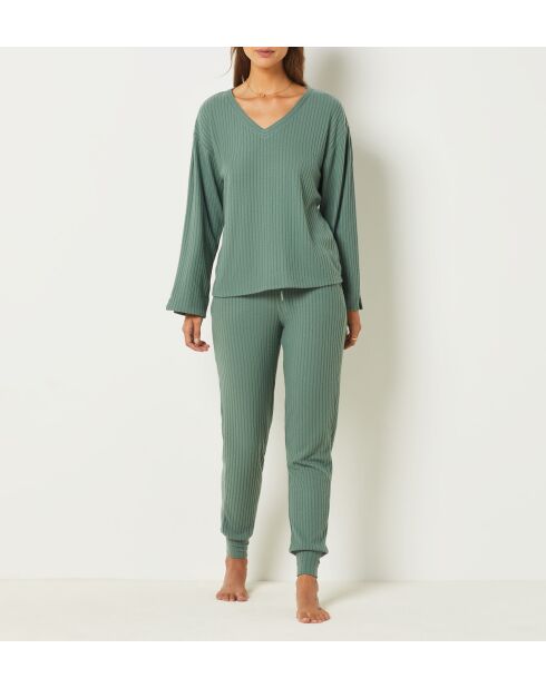 Dolma khaki olijfkleurige broek