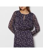 Blaugrünes Printkleid Primrosea