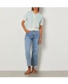 Hellblaue Cora-Strickjacke