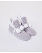 Mercy hellgraue Stiefel