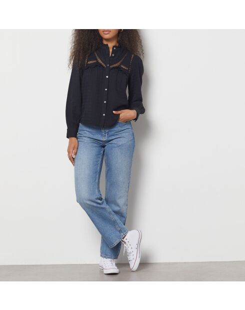 Camisa negra Magalie