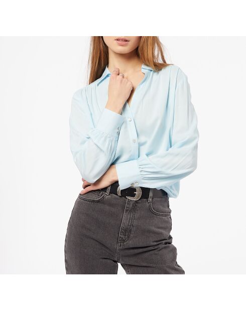 Camisa Pollya azul cielo