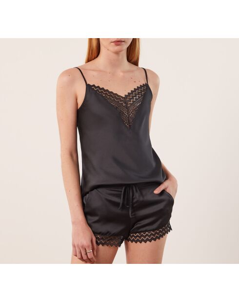 Camisola de viaje negra