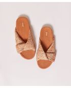 Tongs Sachie terracotta