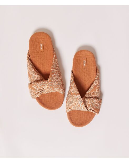 Tongs Sachie terracotta