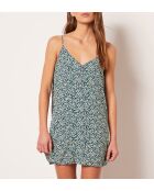 Camicia da notte verde Thea Duck