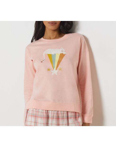 T-shirt corallo Prescylia