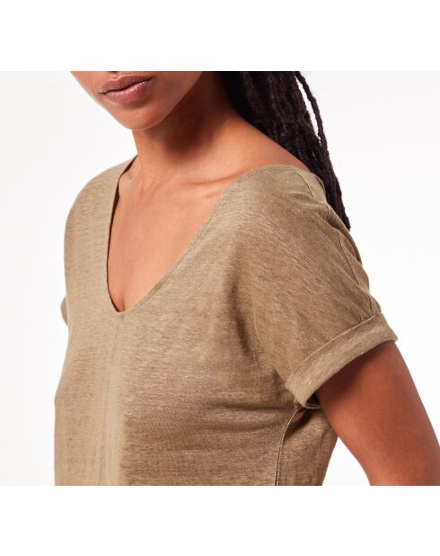 Ruddy khaki olijfgroen t-shirt
