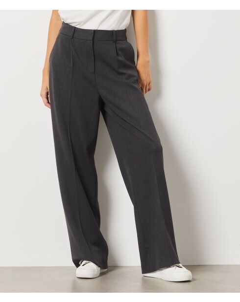 Antracietkleurige broek Agatha