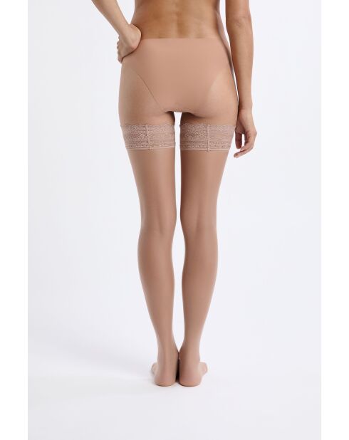 Collant 15D Satine sable