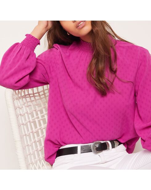 Bobby Fushia Bluse