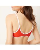 Sujetador Red Capsule Senequier con aros y tirantes finos