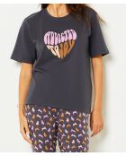 T-shirt Cenida Charcoal