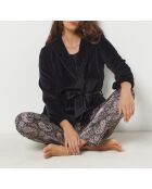 Pyjama trois pièces Kalev noir