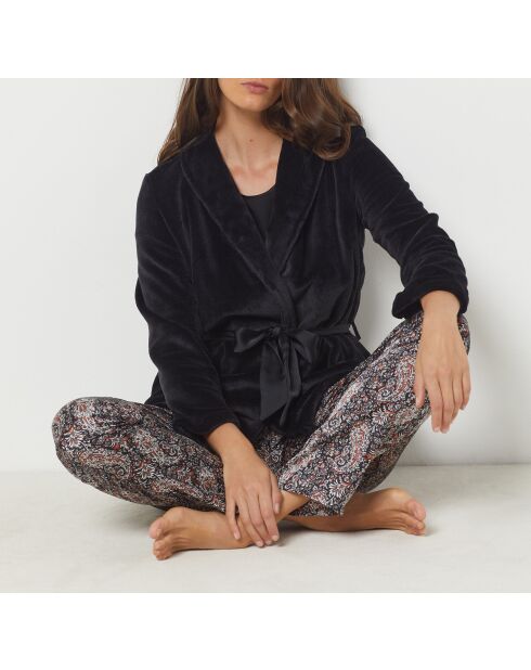 Pyjama trois pièces Kalev noir