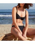 Unverzichtbarer schwarzer BH mit klassischem Bügel und ohne Schale