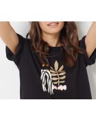 Big T Klara schwarzes Nachthemd