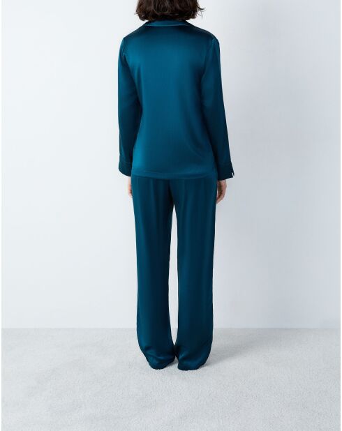 Pearly duck blauw hemd